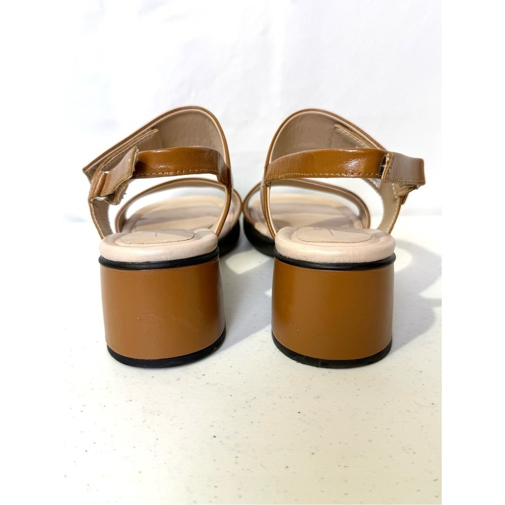 ECCO Sculpted Sandal LX 35 Women's US 10-10.5 EU‎ 41 Brown Leather Block Heel - Picture 4 of 11